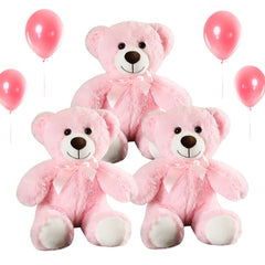 VYUSIT pink teddy bear bulk set ideal for cuddling and gifting