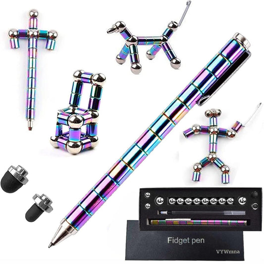 VYWmna fidget pen deformation in action for imaginative sculptures and focus.