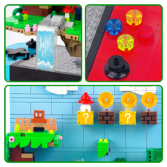 Vziimo 1256 pieces brick build models highlight durable construction