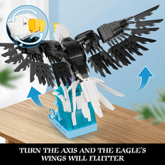 Vziimo Eagle head and feathers are adjustable for realistic poses.