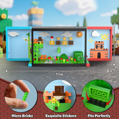 Vziimo Super Player buildable scenery including sandcastle and lava area