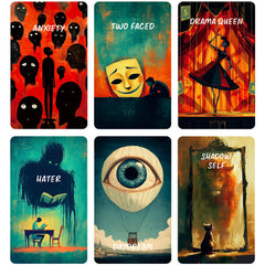 Vzmeiyre Love Career Theme Card close-up shows metaphorical images inspiring new perspectives