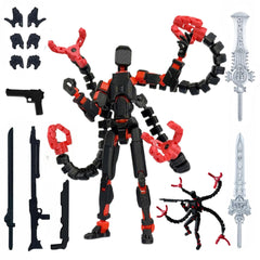 VZNYBL Titan13 assembly completed; ready for poseable play and display.