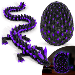 Waaaandefu dragon and egg set with UV glow, ideal for display and collection