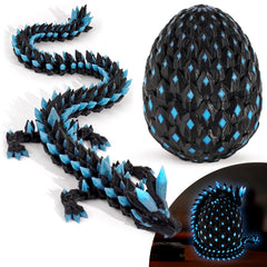 Waaaandefu Dragon Glow Figure demonstrates UV glow for dramatic night decor