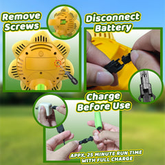 WABALLO lightweight portable design easy for kids to carry