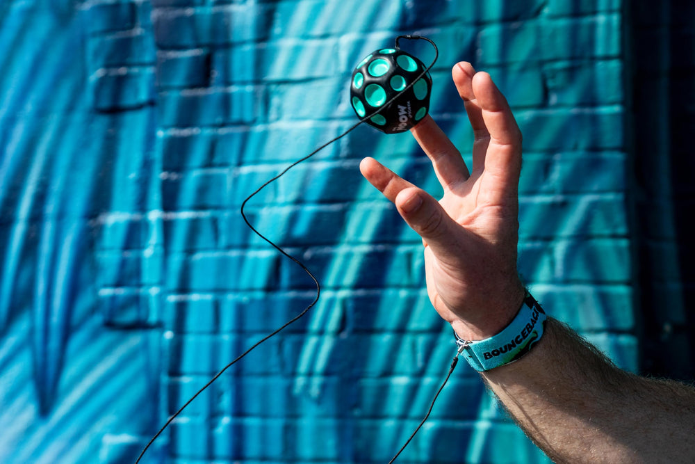 Waboba Bounceback Moon Ball durable construction stands up to rough outdoor play.