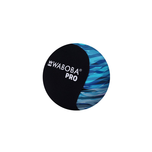 Waboba Pro water bouncing ball grip close-up shows added grip for precise throws.