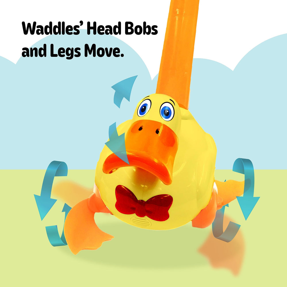 Waddles the Waddle Duck fast-assembly design for quick setup