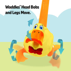 Waddles the Waddle Duck fast-assembly design for quick setup