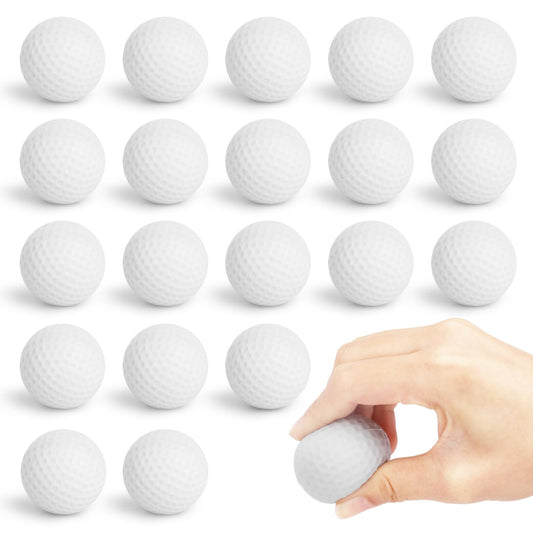 Waenerec mini golf ball squeeze closeup highlights soft foam texture for sensory play.