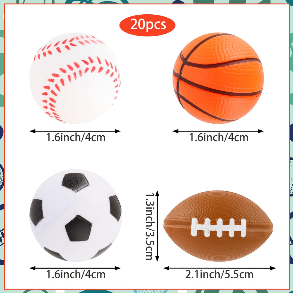 Waenerec mini sport stress ball football provides compact tension release during breaks