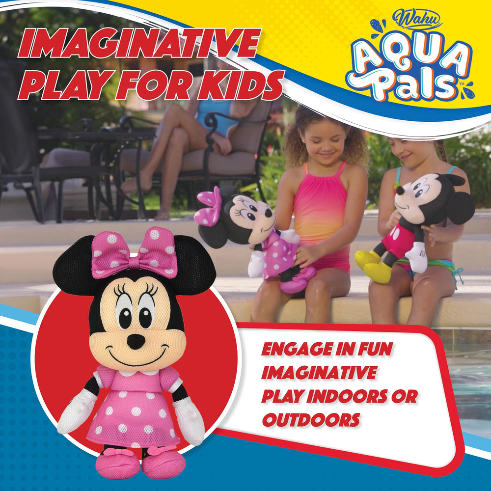 WAHU Minnie Mouse measures 16 inches for kids aged 2 and up.