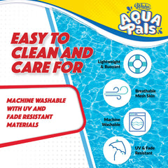WAHU Ariel plush is machine washable for easy cleanup