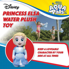 Lightweight Elsa plush is easy for kids to handle in water.