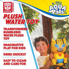 WAHU Bumblebee plush dries quickly after water time with AquaDry.