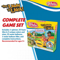 WAHU Lawn is Lava backyard setup shown for portable play