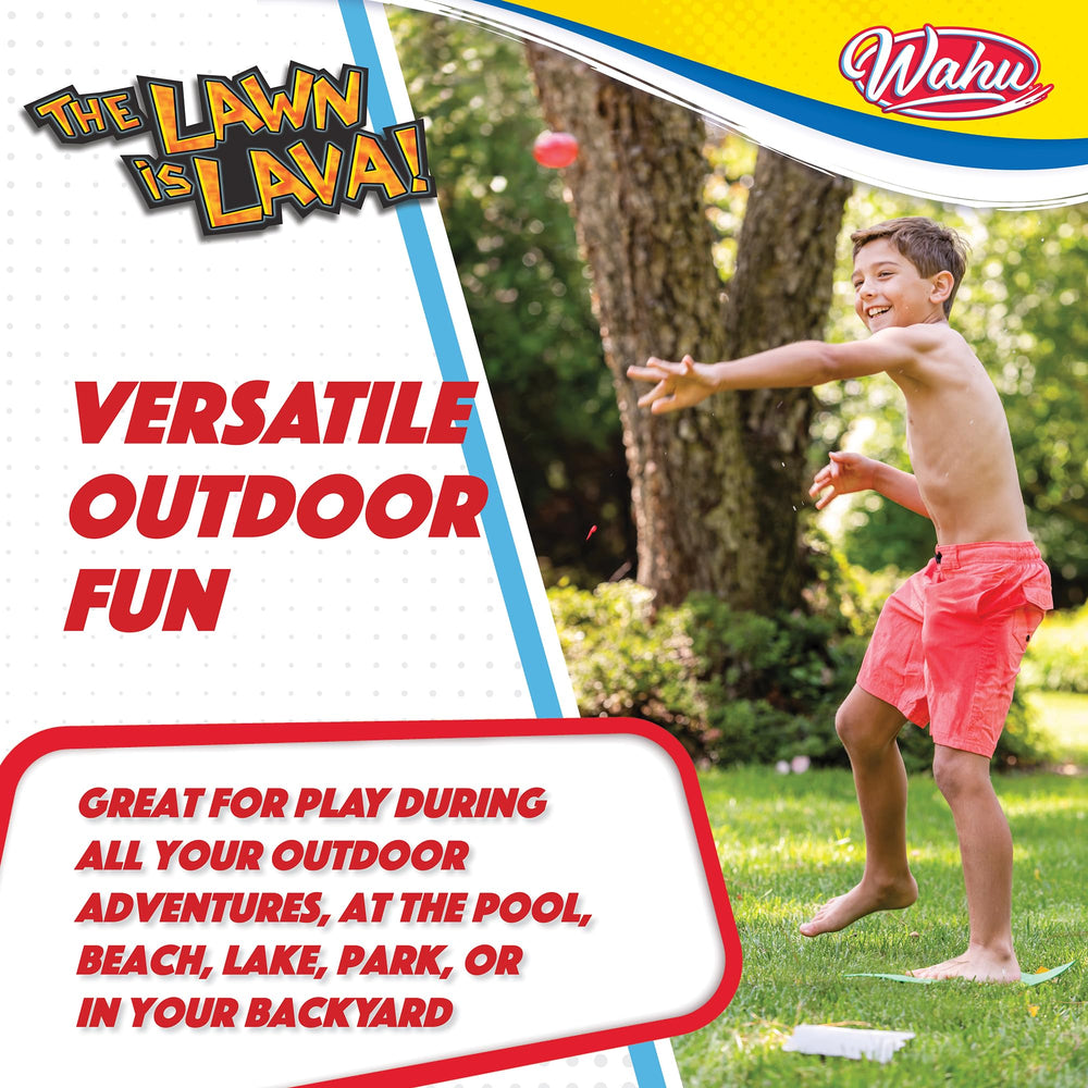 WAHU Lawn is Lava water balloon filler speeds setup