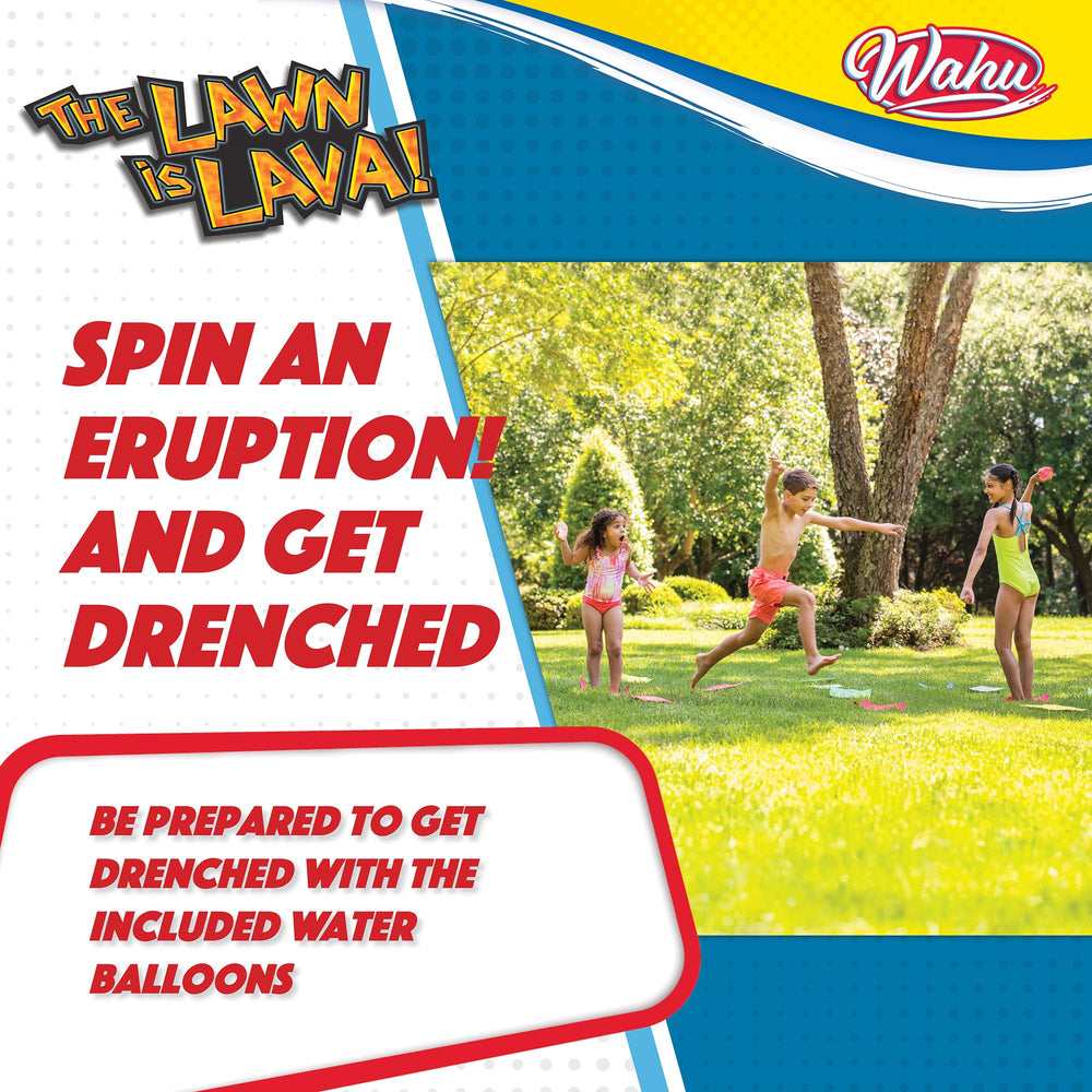 WAHU Lawn is Lava instruction sheet guides easy, safe play