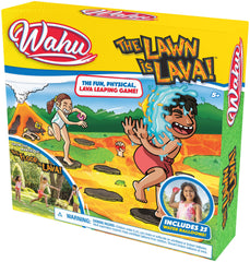 WAHU Lawn is Lava summer fun photo capturing bright, active play