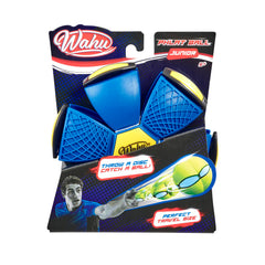 WAHU Phlat Ball Jr. disc transforms into a ball mid-play, offering versatile fun.