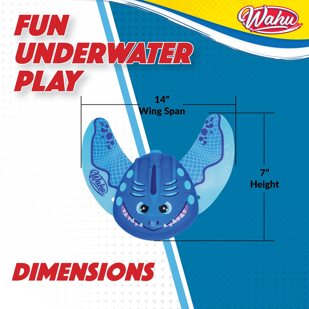WAHU Sea Gliders has 13-inch wingspan for balanced size and visibility.