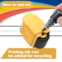 WAHXIAOSW compact handwriting stamp, portable design for travel.