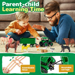 WAIIW cattle, horse, and donkey figures offer realistic details for authentic pretend farms.