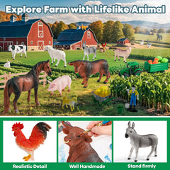 WAIIW tractor toy for authentic farm role-play and storytelling