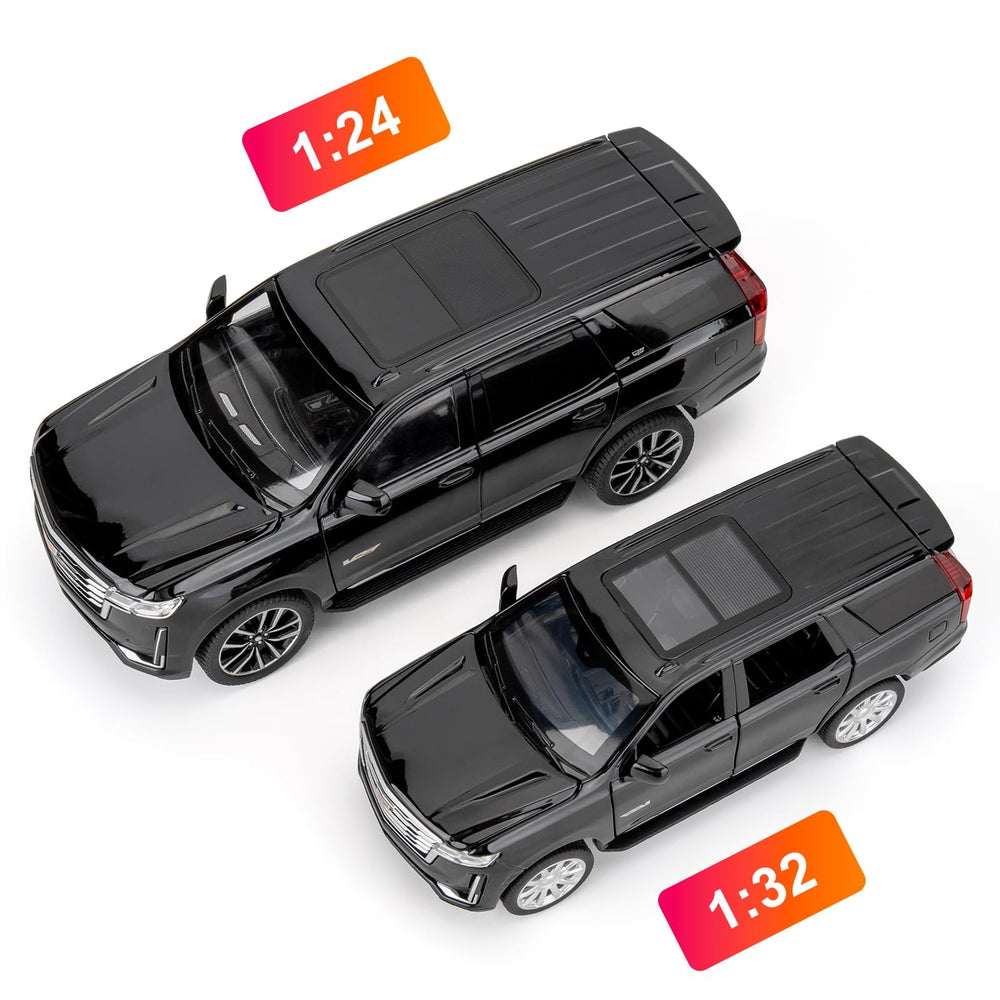 WAKAKAC Toy Car Escalade lights and sounds create immersive play experiences.