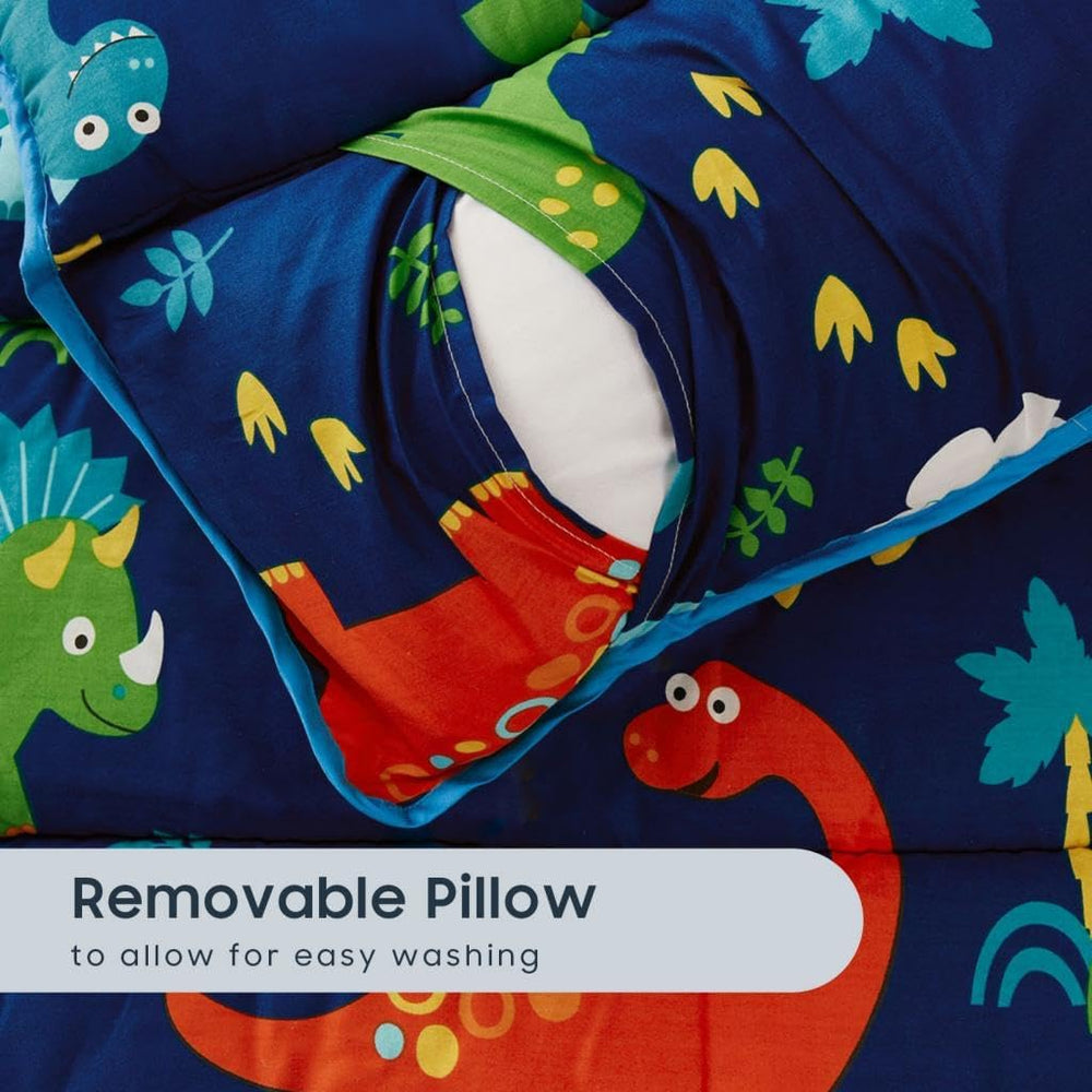 Wake In Cloud cotton nap mat closeup shows breathable fabric.