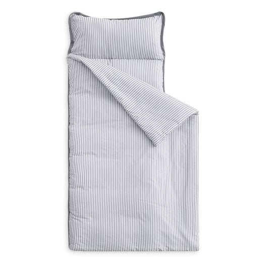 Wake In Cloud toddler nap mat with stripe design ideal for daycare naps