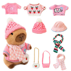 WAKSUN capybara plush front view; hug-ready softness for kids.