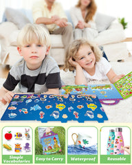 Walenced sticker book screen-free activity, ideal for quiet play anywhere