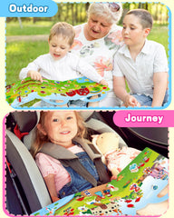 Walenced sticker book toddlers fairy scene promotes creativity during travel
