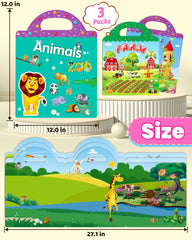Walenced sticker book screen free activity promotes creative play away from screens