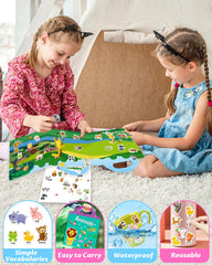 Walenced three-plus kids gift set with sticker themes for birthdays
