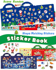 Walenced toddler sticker book with a handle for on-the-go fun.