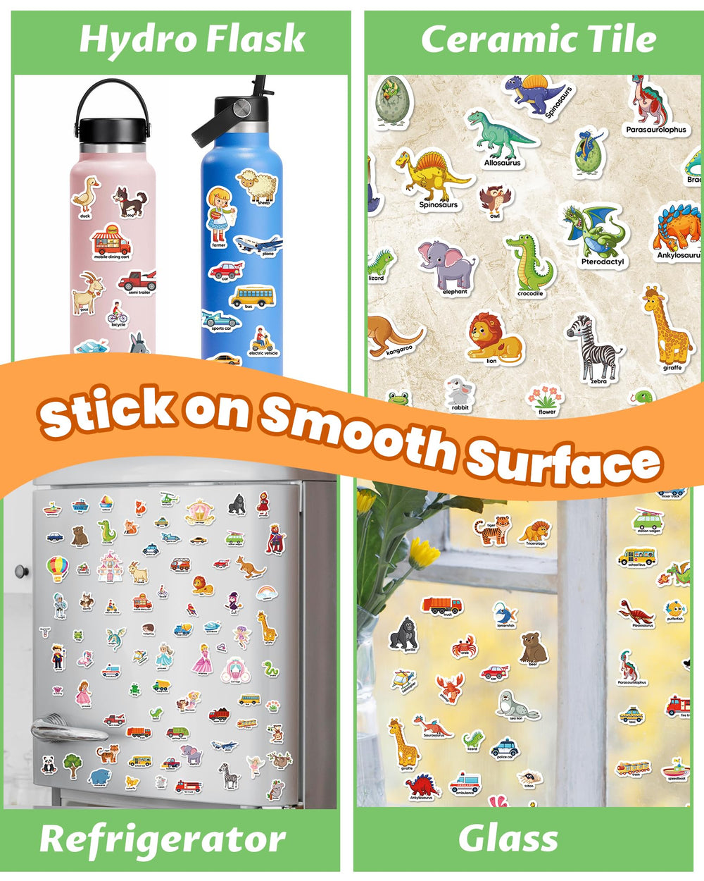 Walenced travel-friendly sticker book fits bags for car journeys.
