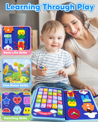 Walenty Busy Board is lightweight and travel-ready for car or plane trips.