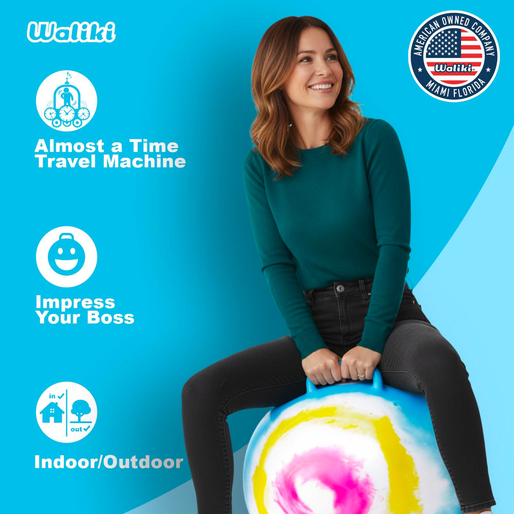 Waliki Hopper Ball front view for adults supports active outdoor play.
