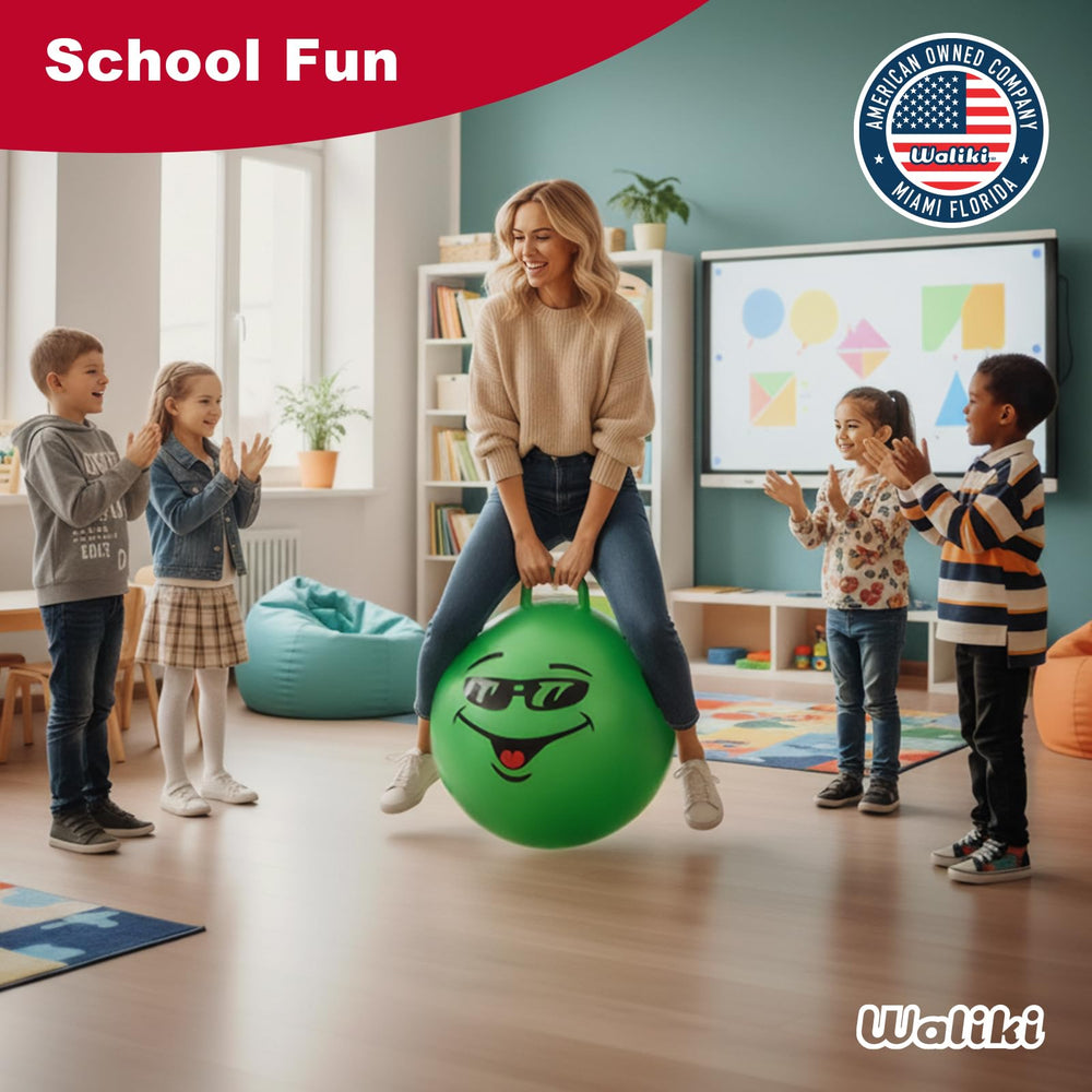 Waliki Hopper Ball compact storage for mess-free fun.