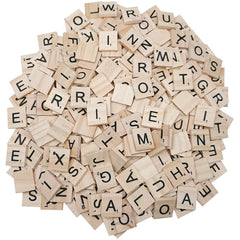 WANBAO 400-piece wood spelling tiles bulk set ready for classroom spelling activities