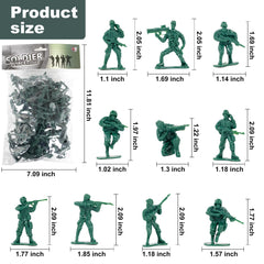 Wankko army men 10 unique sculpts showcased for imaginative battles and classroom storytelling