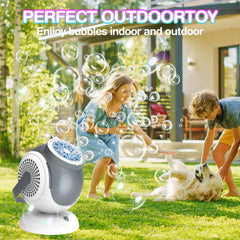 WANNA MAGIC Big Bubble Machine 360° oscillation covers the entire yard.