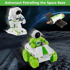 Wanonoo spacecraft and satellite accessory set enhances storytelling during play.