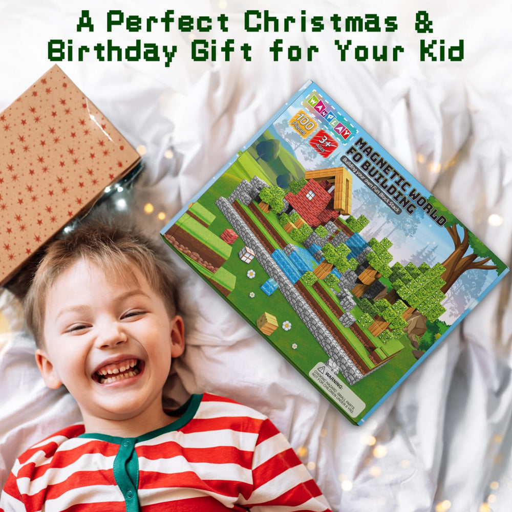Wanplay gift-ready magnetic block set ideal for birthdays and classrooms.
