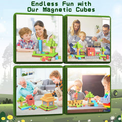 Wanplay toddler-friendly blocks for ages 3 and up with forest-themed play.