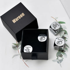 Wareon wedding or anniversary dice for playful couple rituals.