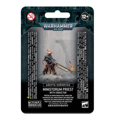 Warhammer 40K Adepta Sororitas Ministorum Priest with Vindictor ready for tabletop battles